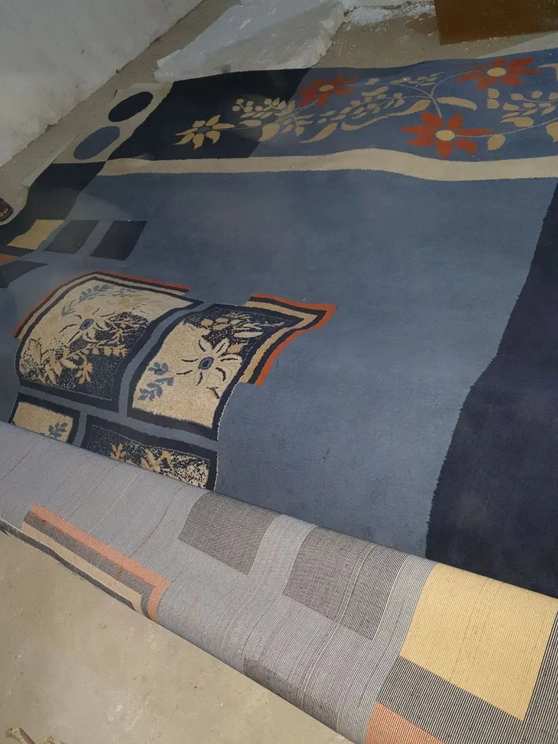 گلیم فرش ۱۲متری تمیز|گلیم، جاجیم، گبه|بهبهان, |دیوار