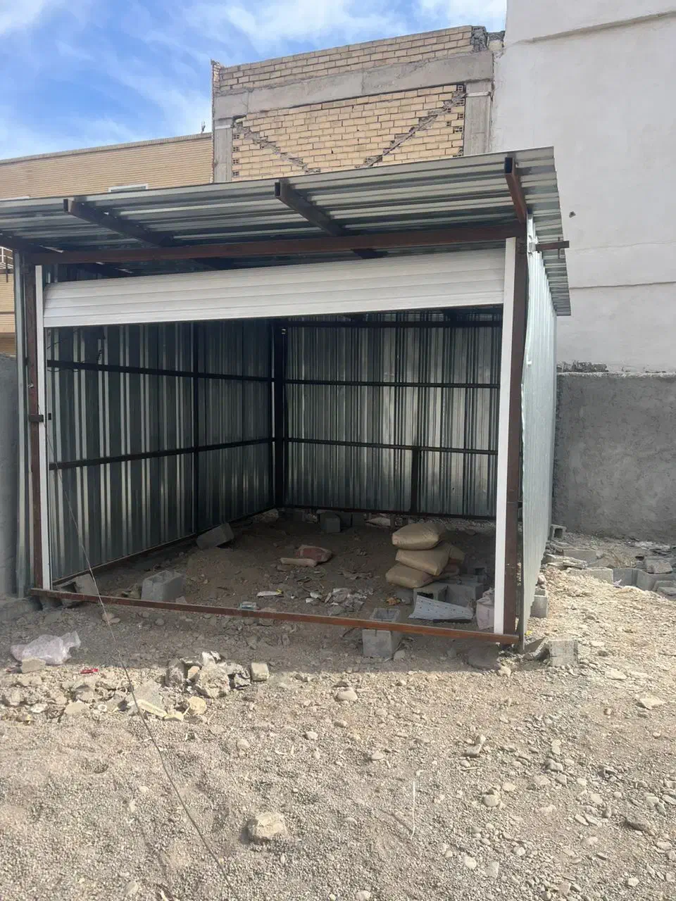 کانکس با درب برقی|مصالح و تجهیزات ساختمان|جیرفت, |دیوار