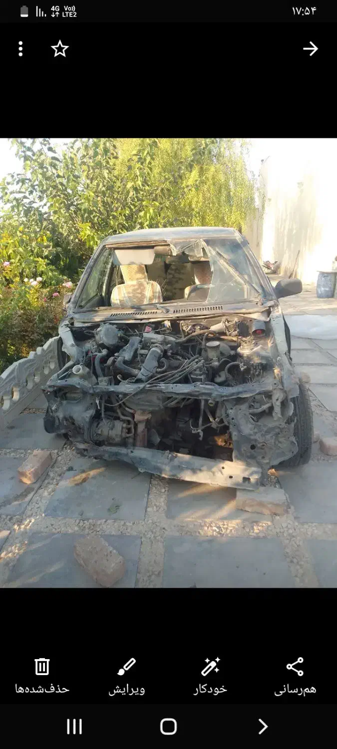 پراید مدل ۸۳ تصادفی|خودرو سواری و وانت|چهارباغ, |دیوار