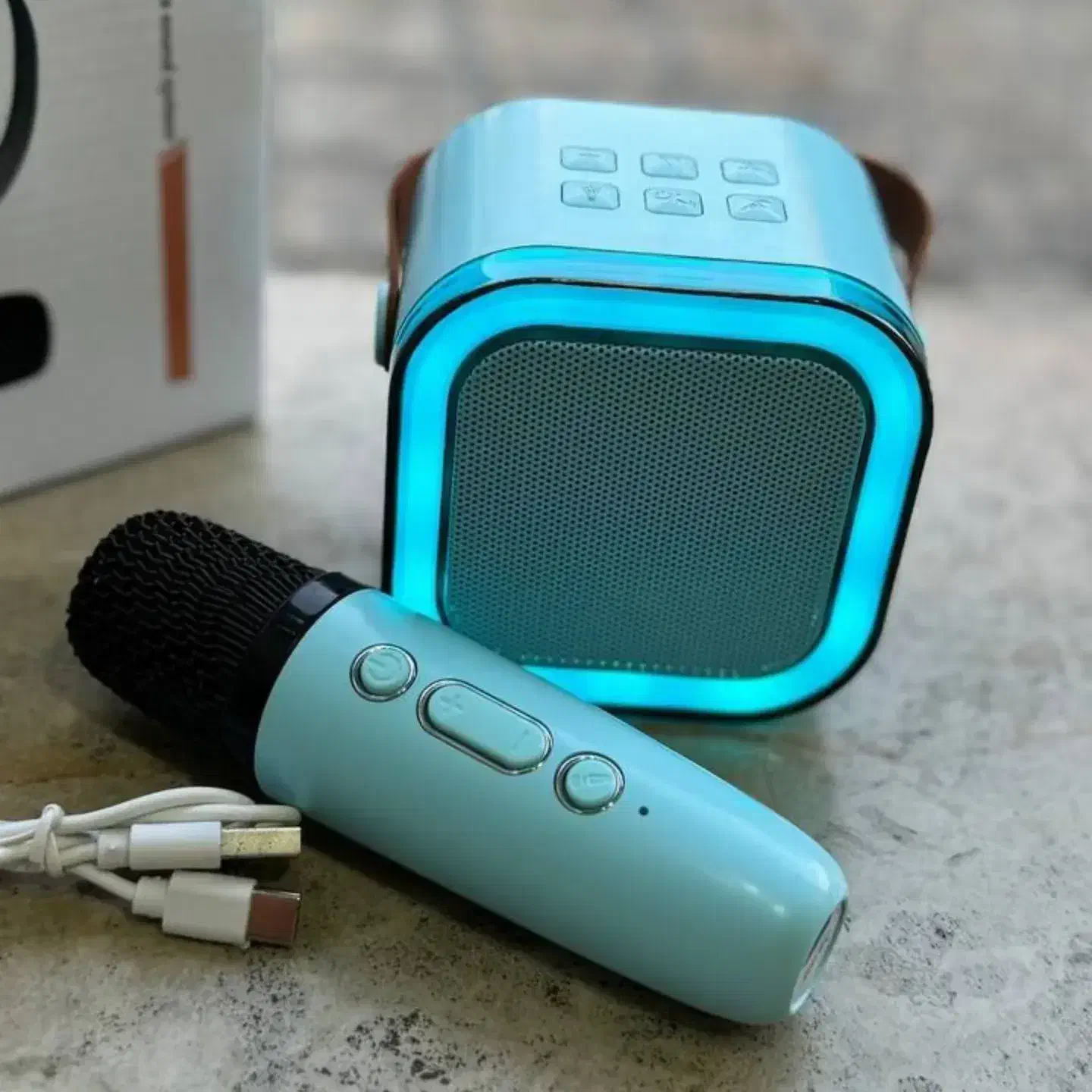 اسپیکر همراه بلوتوث دار با میکروفن بی سیم بلندگو|سیستم صوتی خانگی|نجفآباد, گلدشت|دیوار