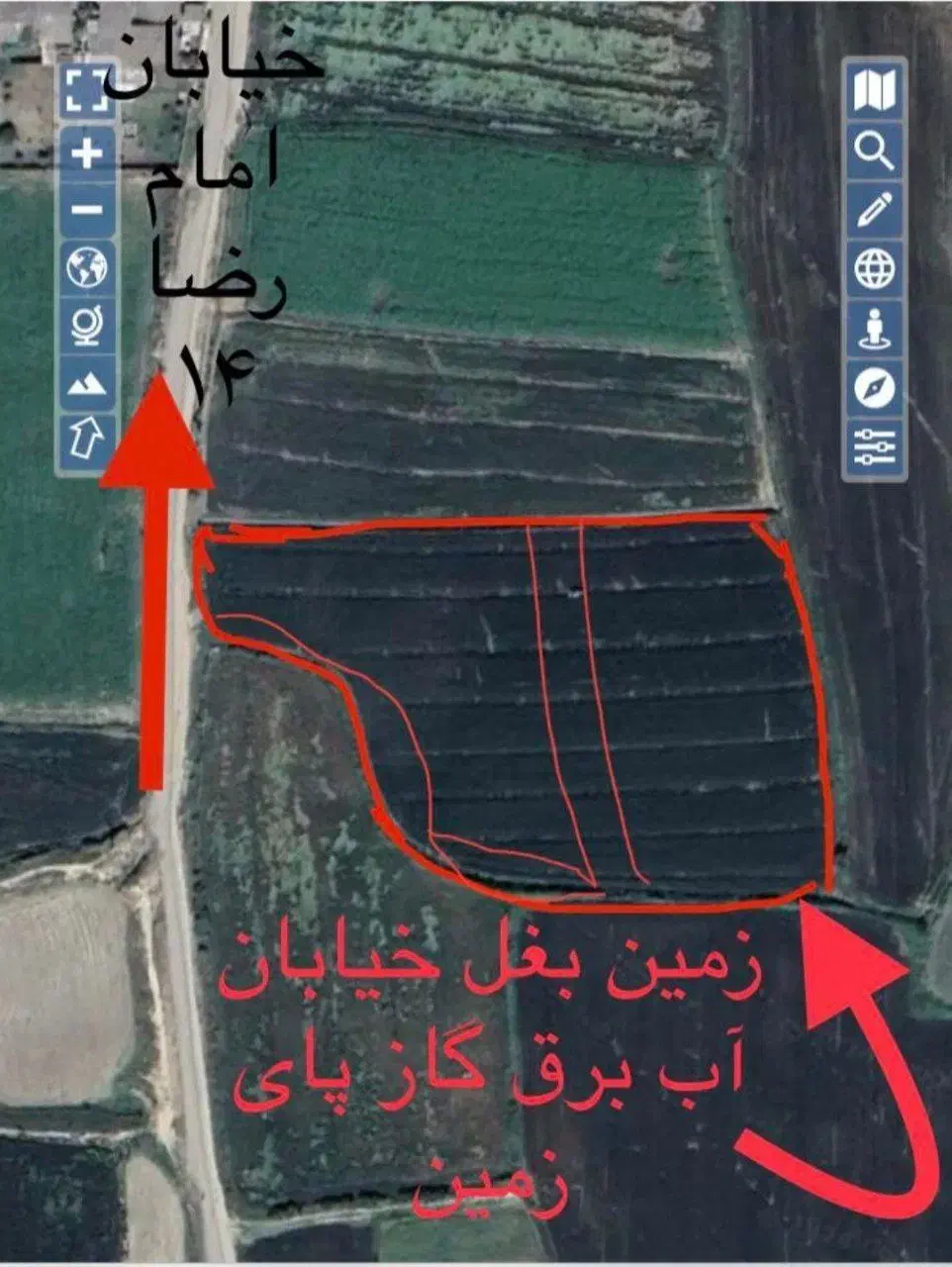زمین کشاورزی واقع در جلین|فروش زمین و ملک کلنگی|آق قلا, |دیوار