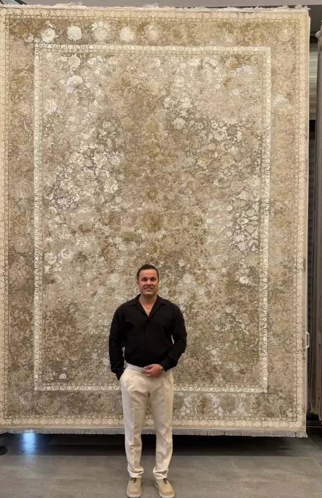 فرش صبا خاص وینتیج۱۲۰۰ جدید تراکم ۳۶۰۰|فرش|صدرا-فارس, فاز ۲|دیوار