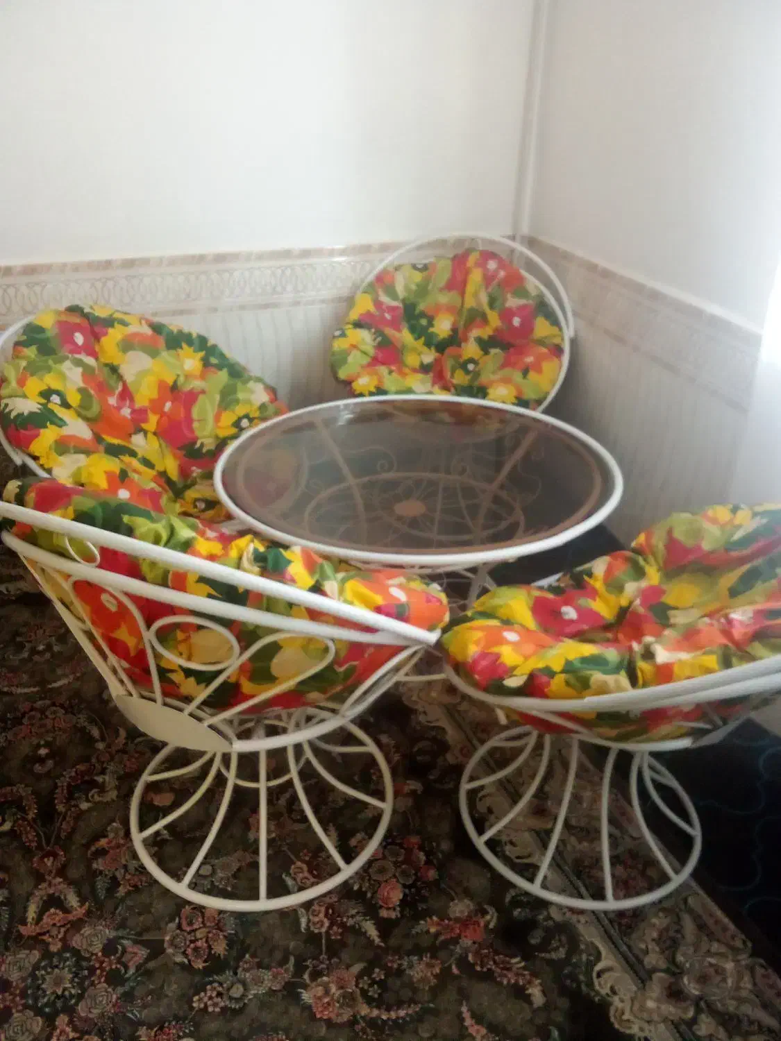 میز ویلایی|میز و صندلی غذاخوری|هریس, |دیوار