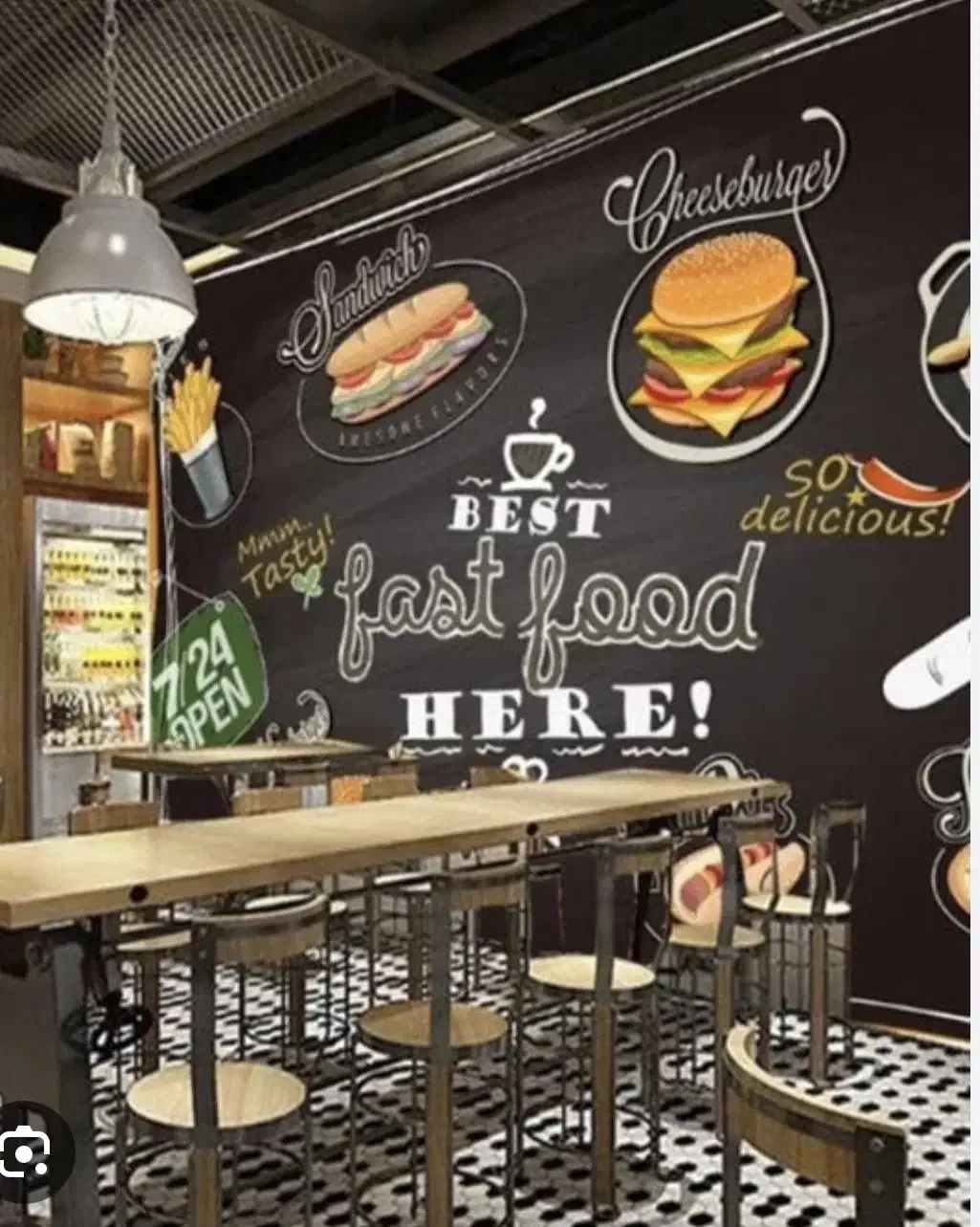 ۳۵ متر/فعال/با تمامی وسایل فست فود/ولیعصر|اجارهٔ مغازه و غرفه|تهران, امیریه|دیوار