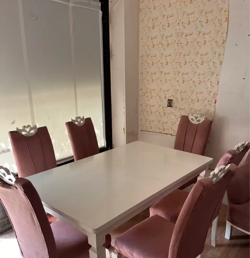 غذا خوری ۶نفره بسیار تمیز|میز و صندلی غذاخوری|میاندوآب, |دیوار