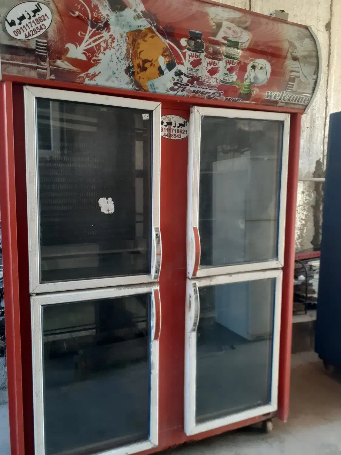 یخچال چهار در موتور سوخته ولی شیک|یخچال و فریزر|آق قلا, |دیوار