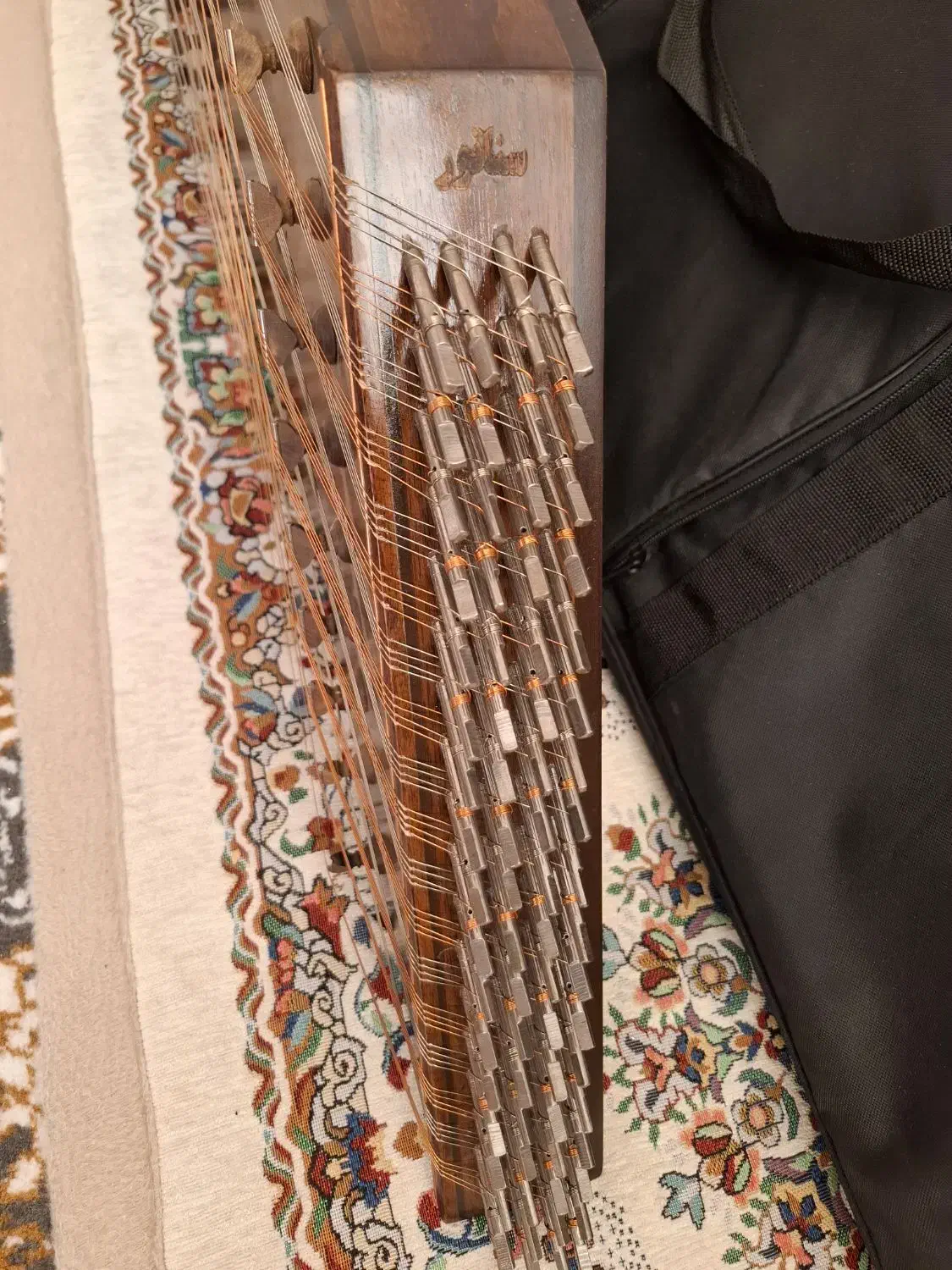 سنتور نو با کیف و مضرب|سازهای سنتی|فولادشهر, C7|دیوار