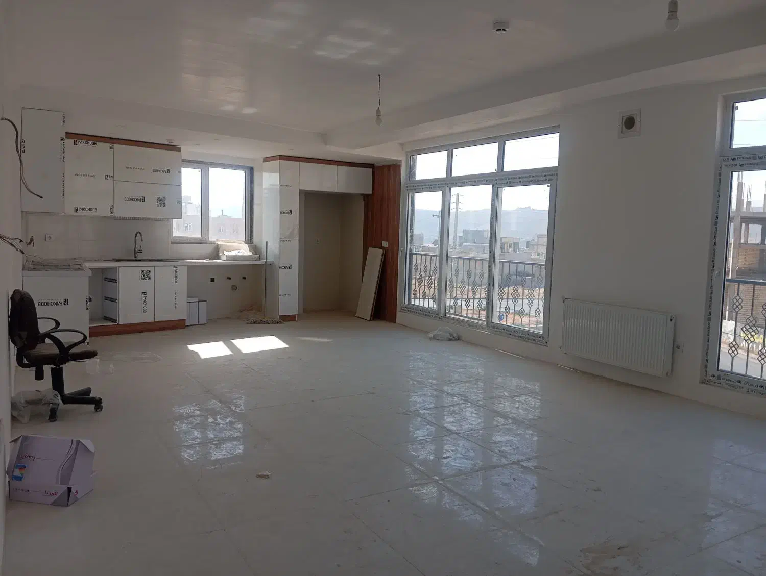 یکخوابه متراژ بزرگ ۱۱۰ متری تک بلوک|فروش آپارتمان|صدرا-فارس, فاز ۱|دیوار