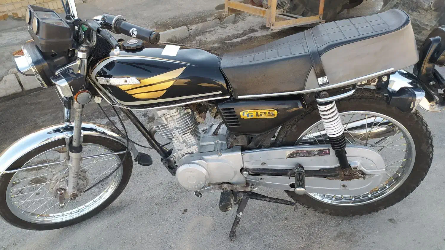 موتور125 مزایده درحد خشک|موتورسیکلت|نورآباد, |دیوار