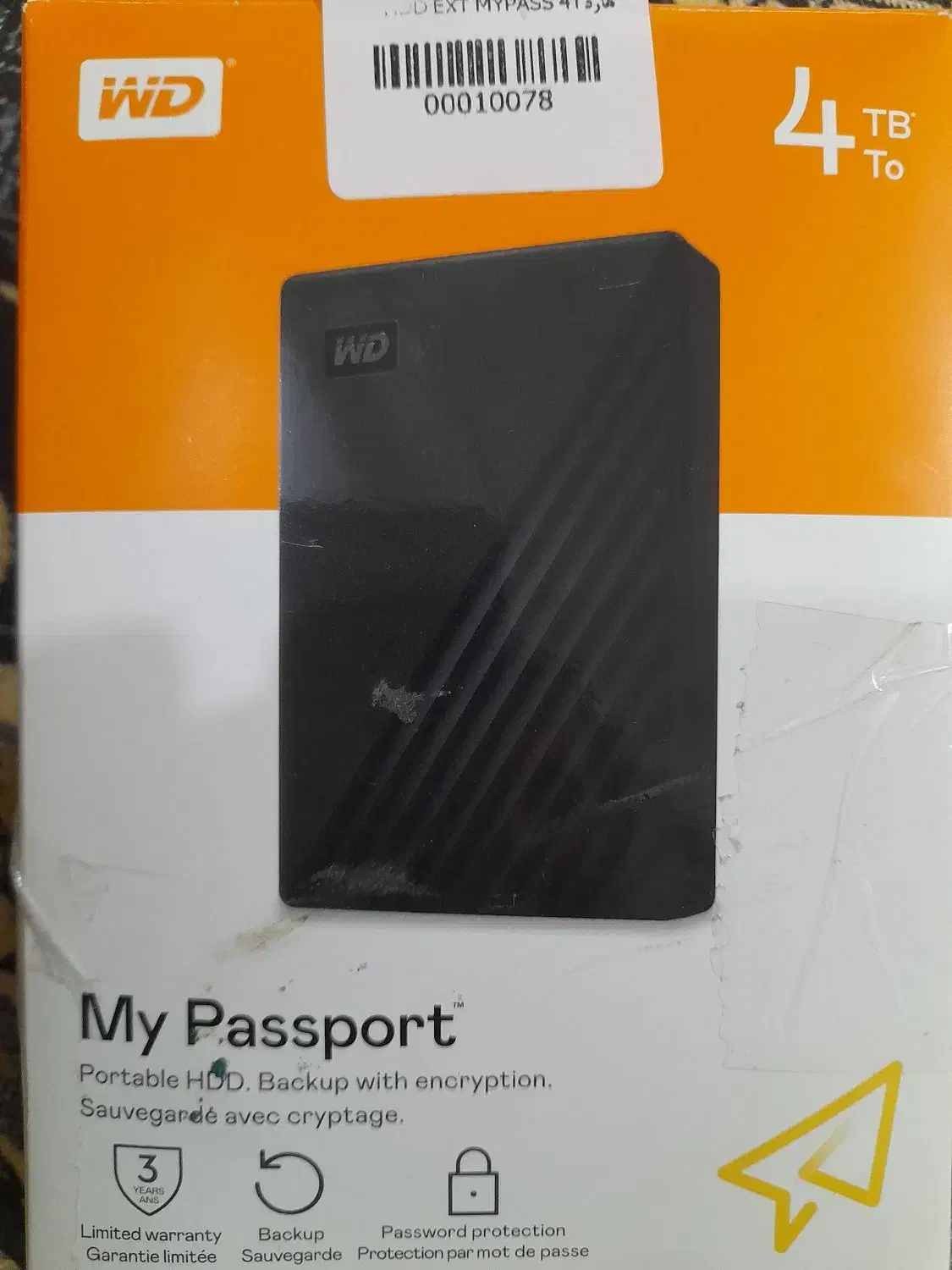 هارد اکسترنال ۴ ترابایت وسترن|قطعات و لوازم جانبی رایانه|بجنورد, |دیوار