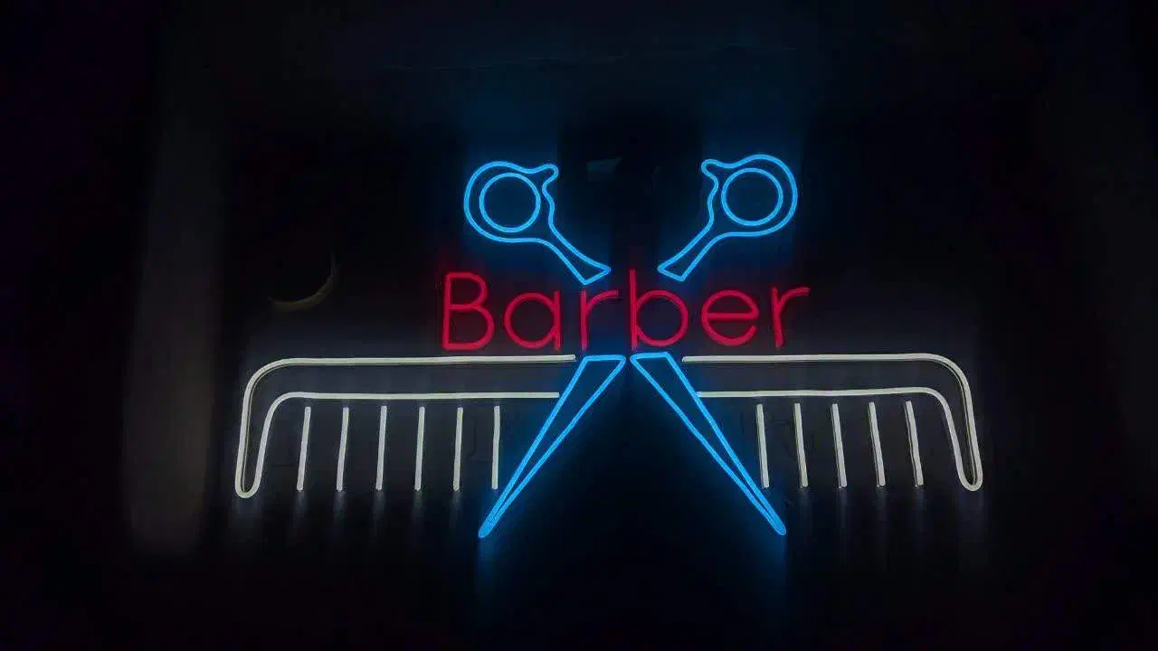 نئون طرح آرایشگاه|فروشگاه و مغازه|تهران, سازمان آب|دیوار