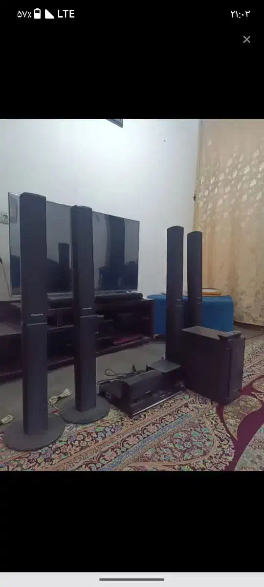 سینما خانگی پاناسونیک|سیستم صوتی خانگی|اهواز, فاز ۲ پادادشهر|دیوار