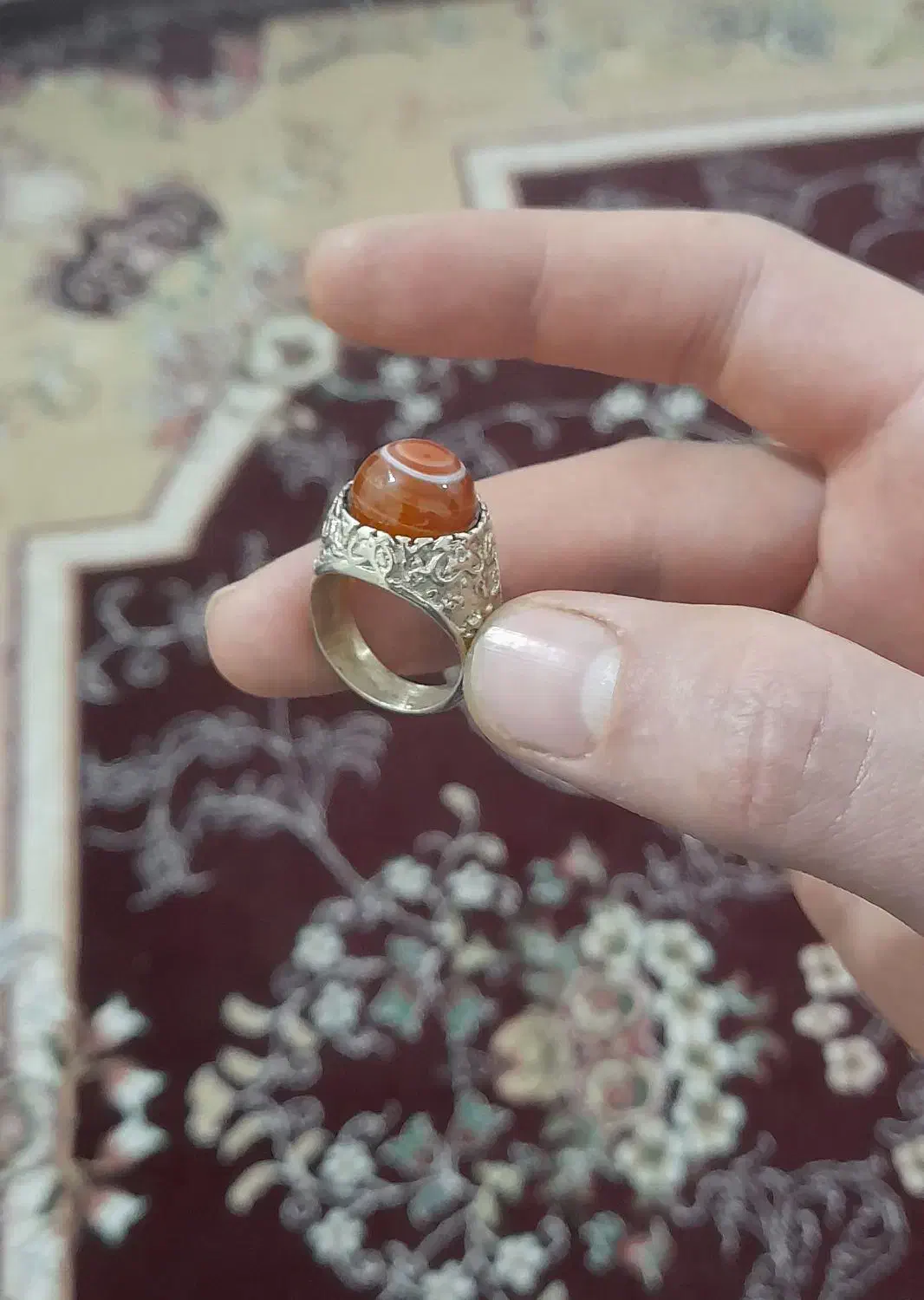 انگشتر بابا قوری تک چشم    حراج|بدلیجات|برازجان, |دیوار