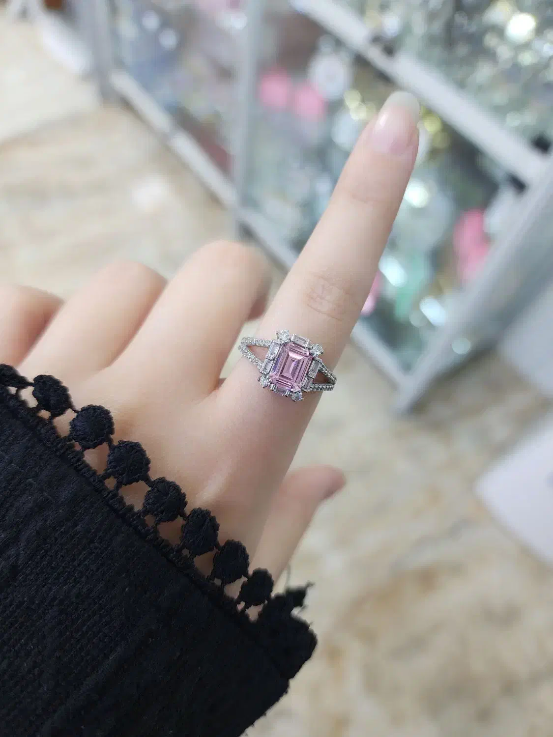 انگشتر نگین رنگی نقره اصلی|بدلیجات|کرمانشاه, |دیوار