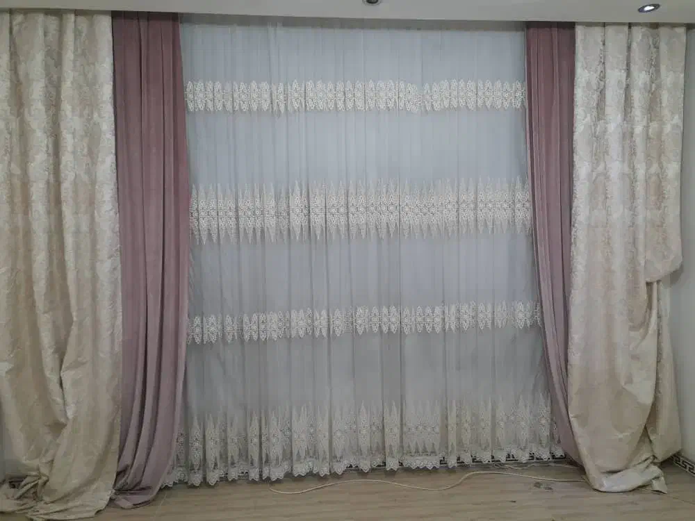 پرده|پرده، رانر، رومیزی|شریف‌آباد, |دیوار