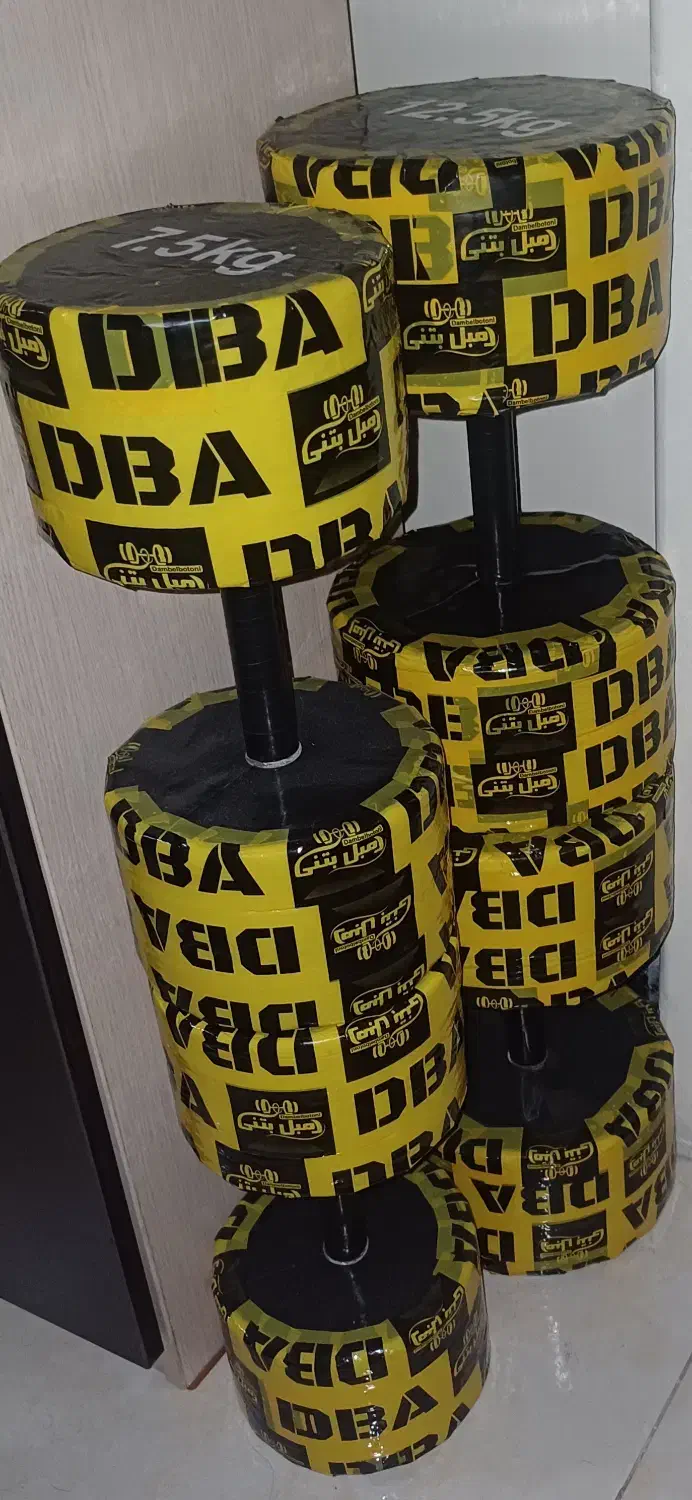 دمبل ۱۲.۵ و ۷.۵ بتنی|تجهیزات ورزشی|تهران, نیلوفر|دیوار