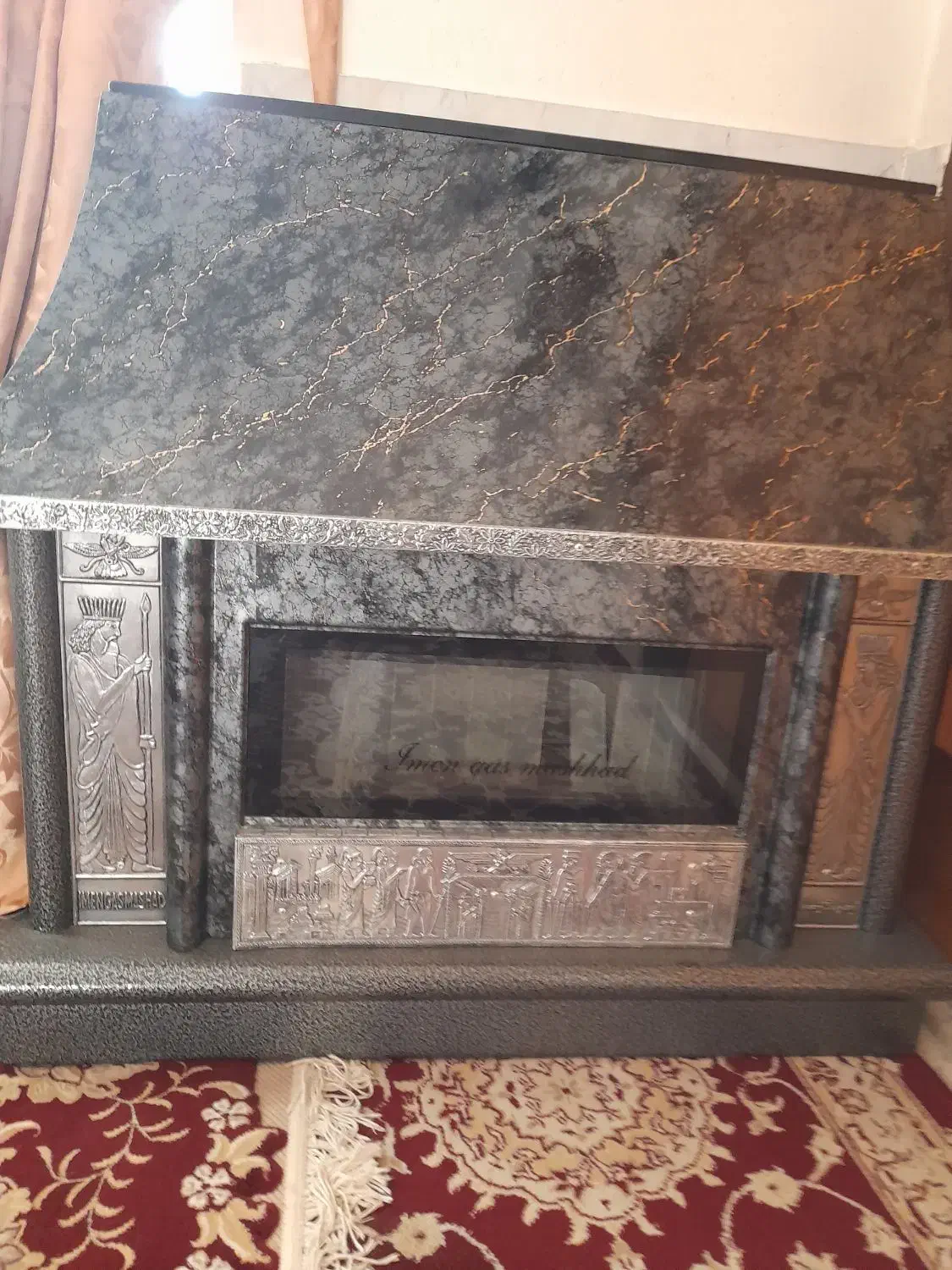 بخاری با آجر عالی|بخاری، هیتر، شومینه|پیر بکران, |دیوار