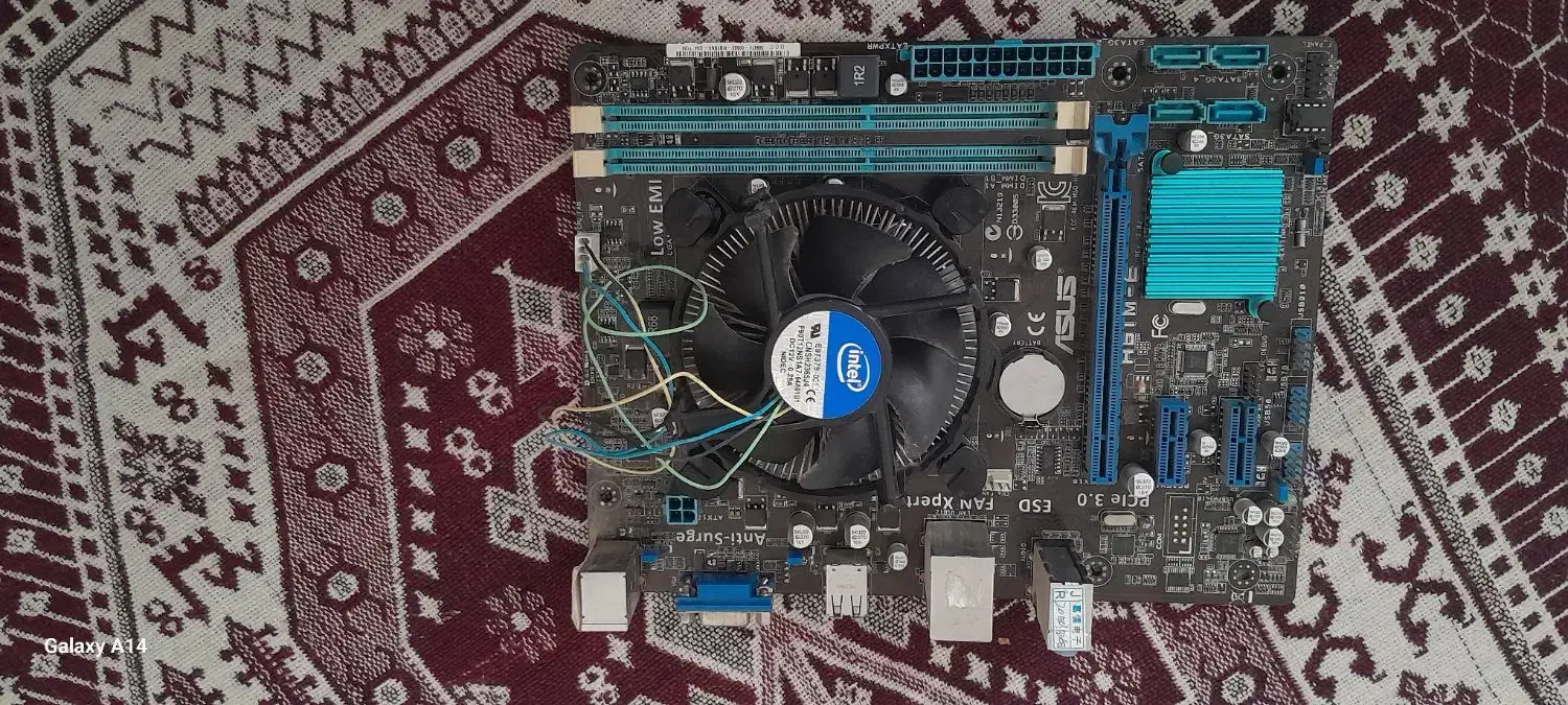 مادربورد به همراه cpu و فن cpu  قیمت خوب|قطعات و لوازم جانبی رایانه|تهران, افسریه شمالی|دیوار