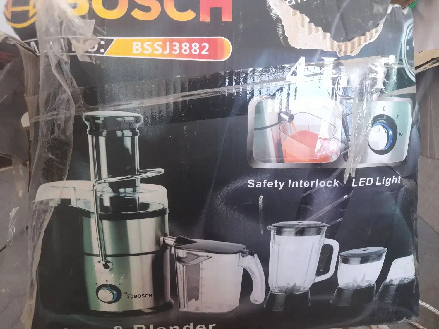 آبمیوه گیری ۴کاره بوش اصلی|آبمیوهگیر و آبمرکباتگیر|فولادشهر, مسکن مهر فولادشهر|دیوار