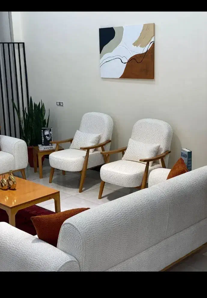 مبلمان چستر چوب پارچه خور .مبل نازلی|مبلمان خانگی و میز عسلی|خرمآباد, |دیوار