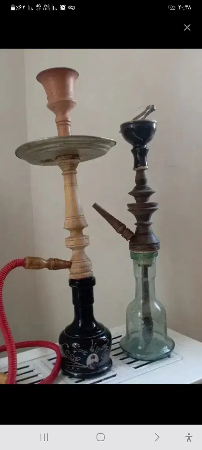 فروش میز تلوزیون و ۲ عدد قلیان|مبلمان خانگی و میز عسلی|قروه, |دیوار