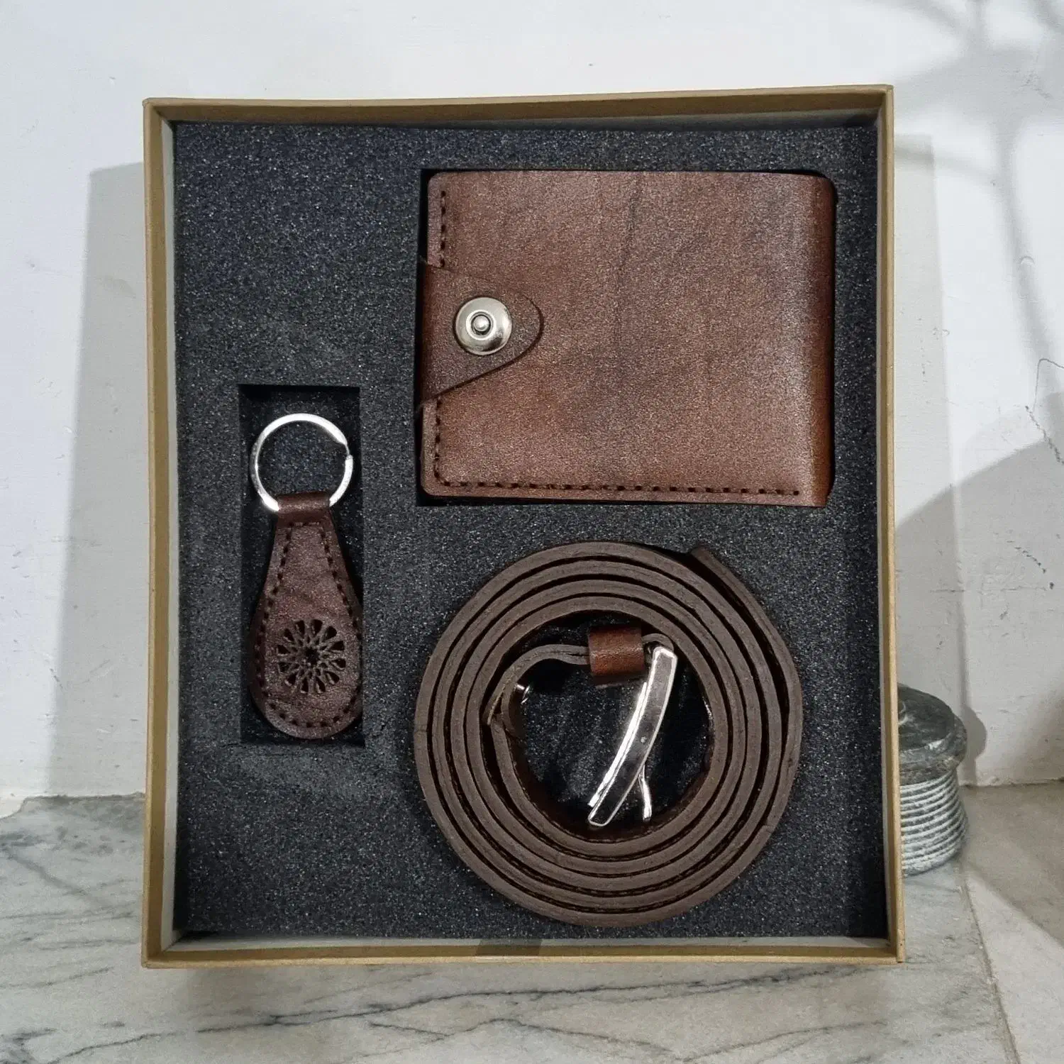 ست کیف چرم طبیعی دیاموند|کیف، کفش، کمربند|تربتحیدریه, منصوریه|دیوار