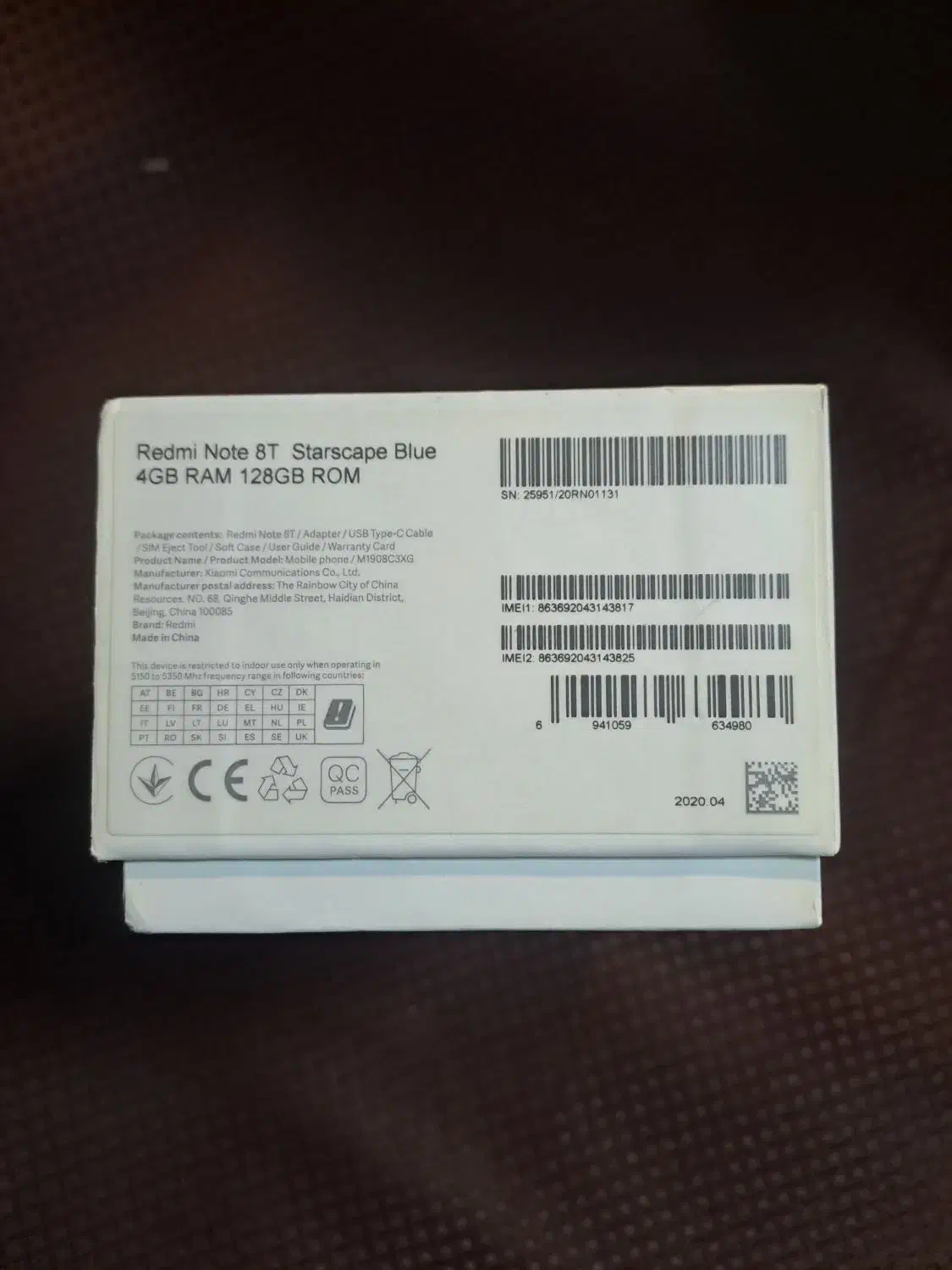 گوشی شیاومی نوت 8T|موبایل|خمین, |دیوار