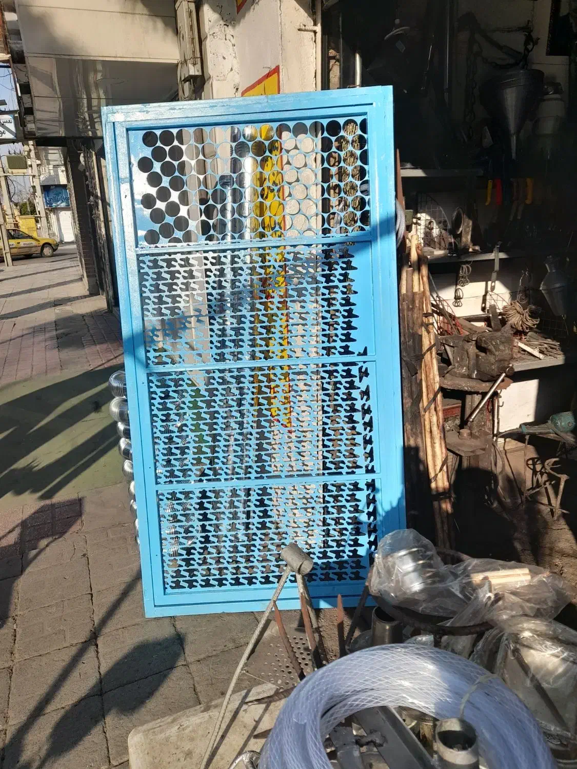 درب آهنی بزرگ|مصالح و تجهیزات ساختمان|گنبد کاووس, |دیوار