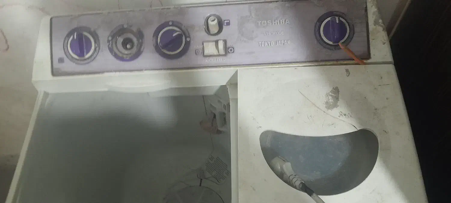 لباسشویی دوقلو توشیبا کره ای|ماشین لباسشویی و خشک‌کن لباس|کوهدشت, |دیوار