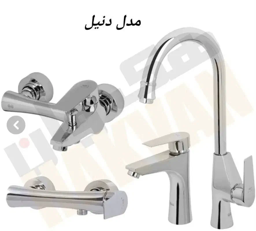 ست کامل برند دنیک بهمراه الم د و ش حمام فقط 14900|مصالح و تجهیزات ساختمان|قم, آلوچو|دیوار