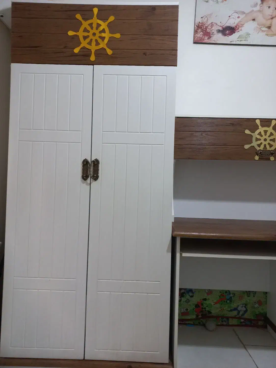 تخت نوجوان|تخت و سرویس خواب|هشتگرد, شهرک فرهنگیان|دیوار