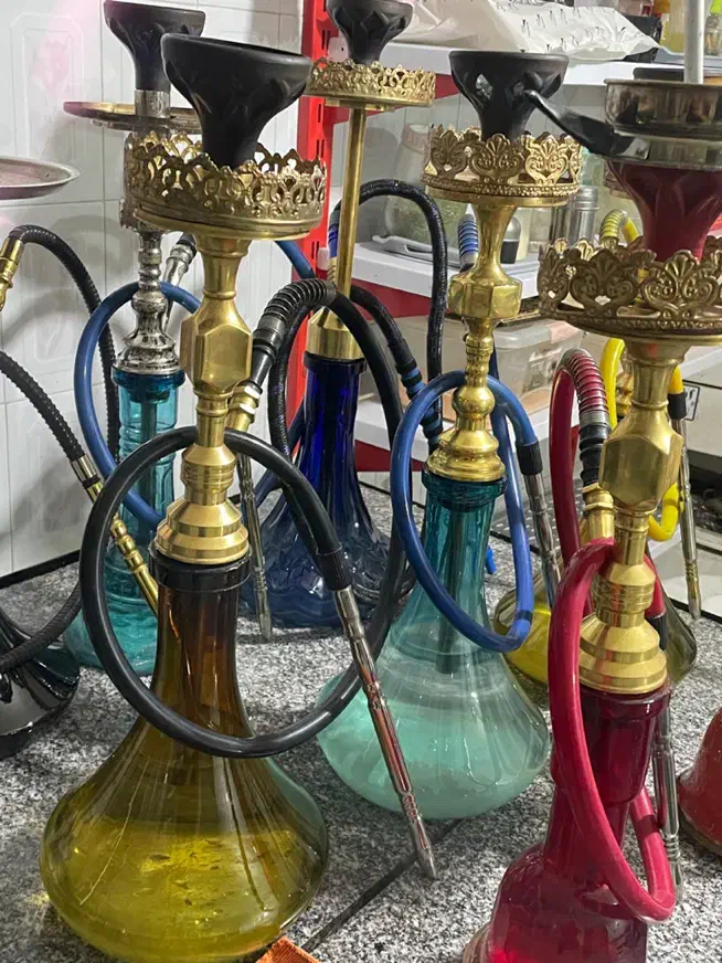 فروش تعدادی قلیان برنجی|کلکسیون و سرگرمی|جهرم, |دیوار