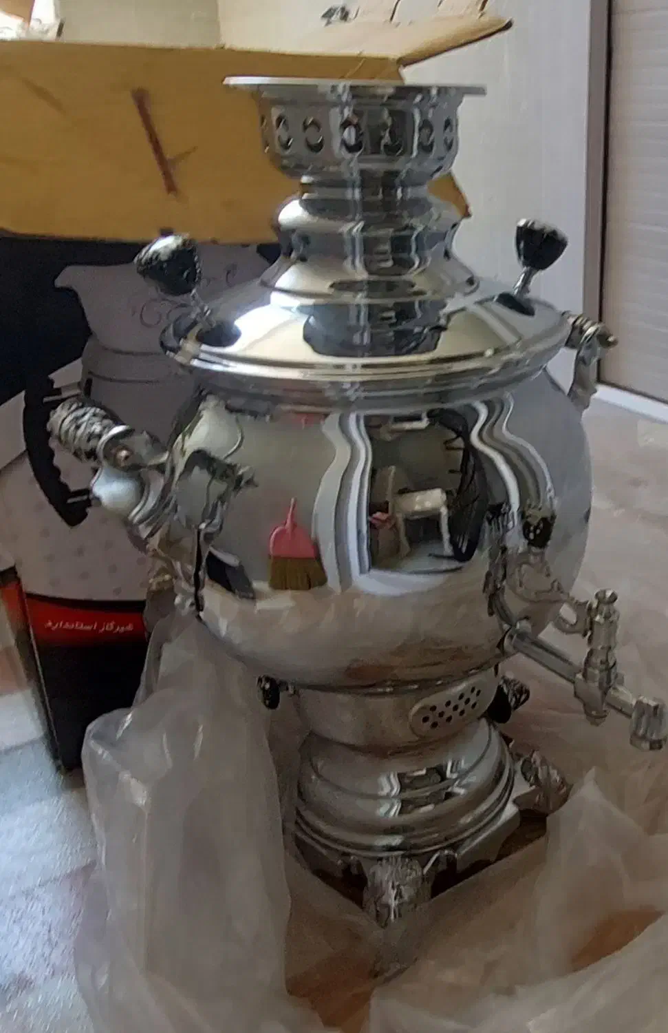 سماور زرنوش گازی نو|سماور، چای‌ساز، قهوه‌ساز|تهران, فلاح|دیوار