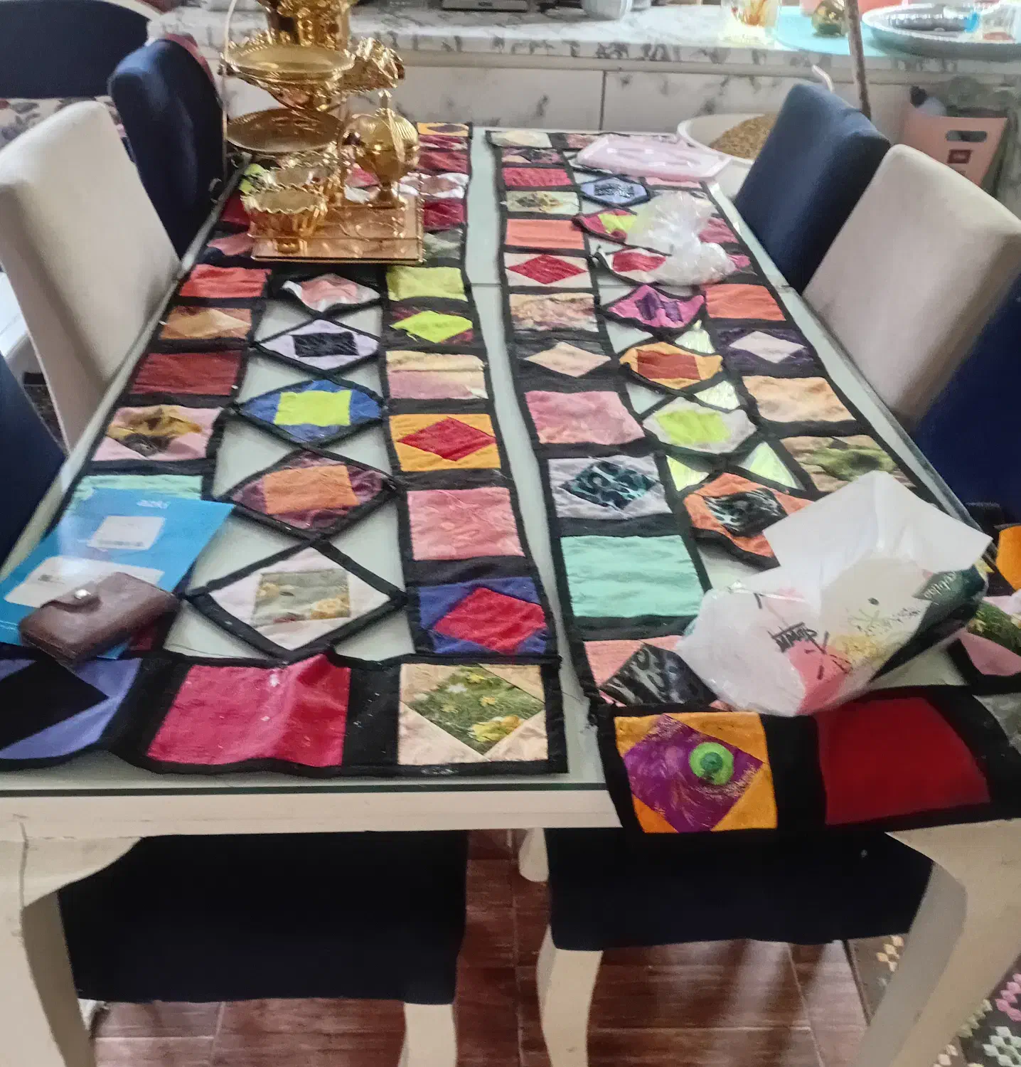 میز نهار خوری|میز و صندلی غذاخوری|کلاردشت, |دیوار