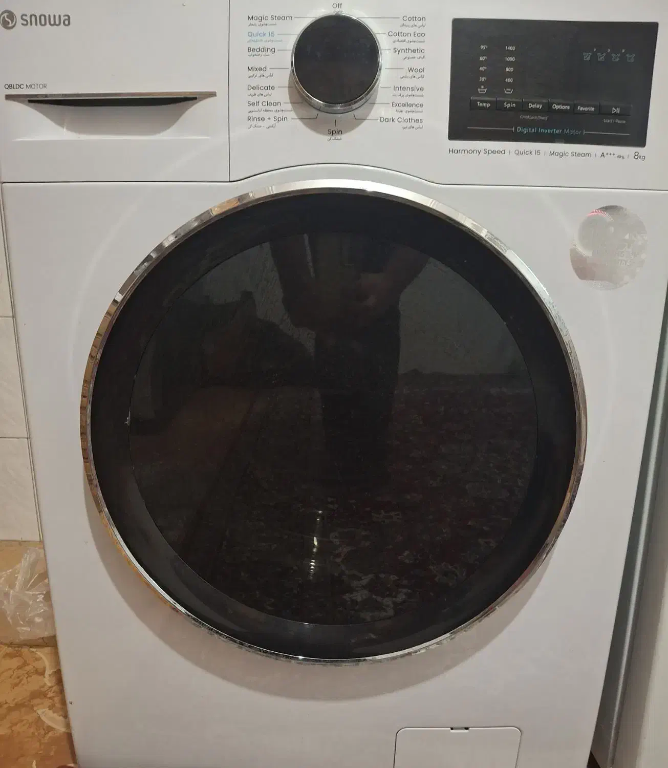 لباسشویی اسنوا 8کیلویی صفر|ماشین لباسشویی و خشک‌کن لباس|اردبیل, |دیوار