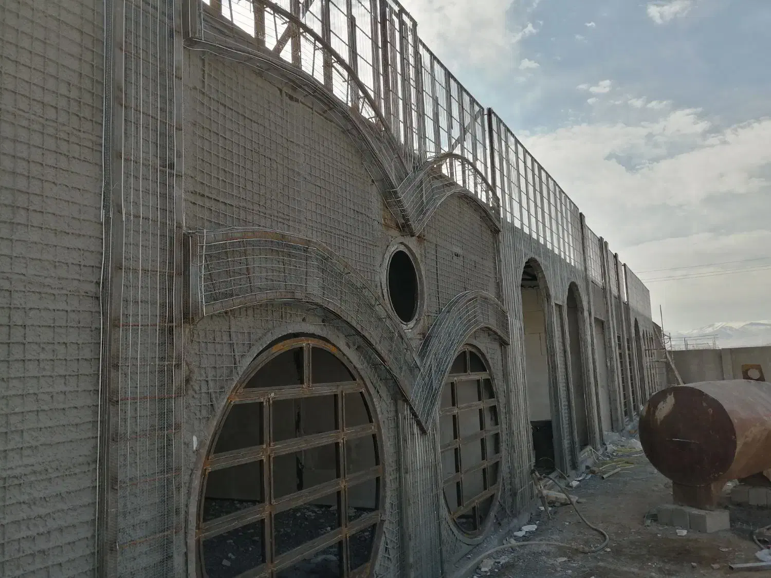 شاتکریت نصب پانل اجرای نبشی کشی|خدمات پیشه و مهارت|همدان, |دیوار