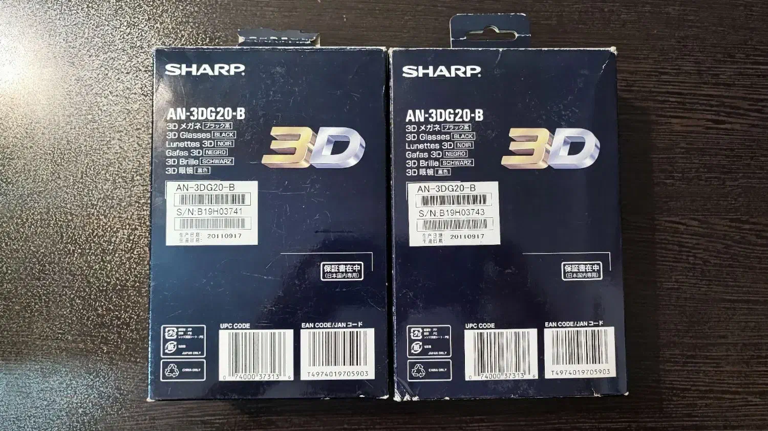 2 عدد عینک سه بعدی شارپ SHARP AN-3DG20-B|تلویزیون و پروژکتور|رشت, استادسرا|دیوار