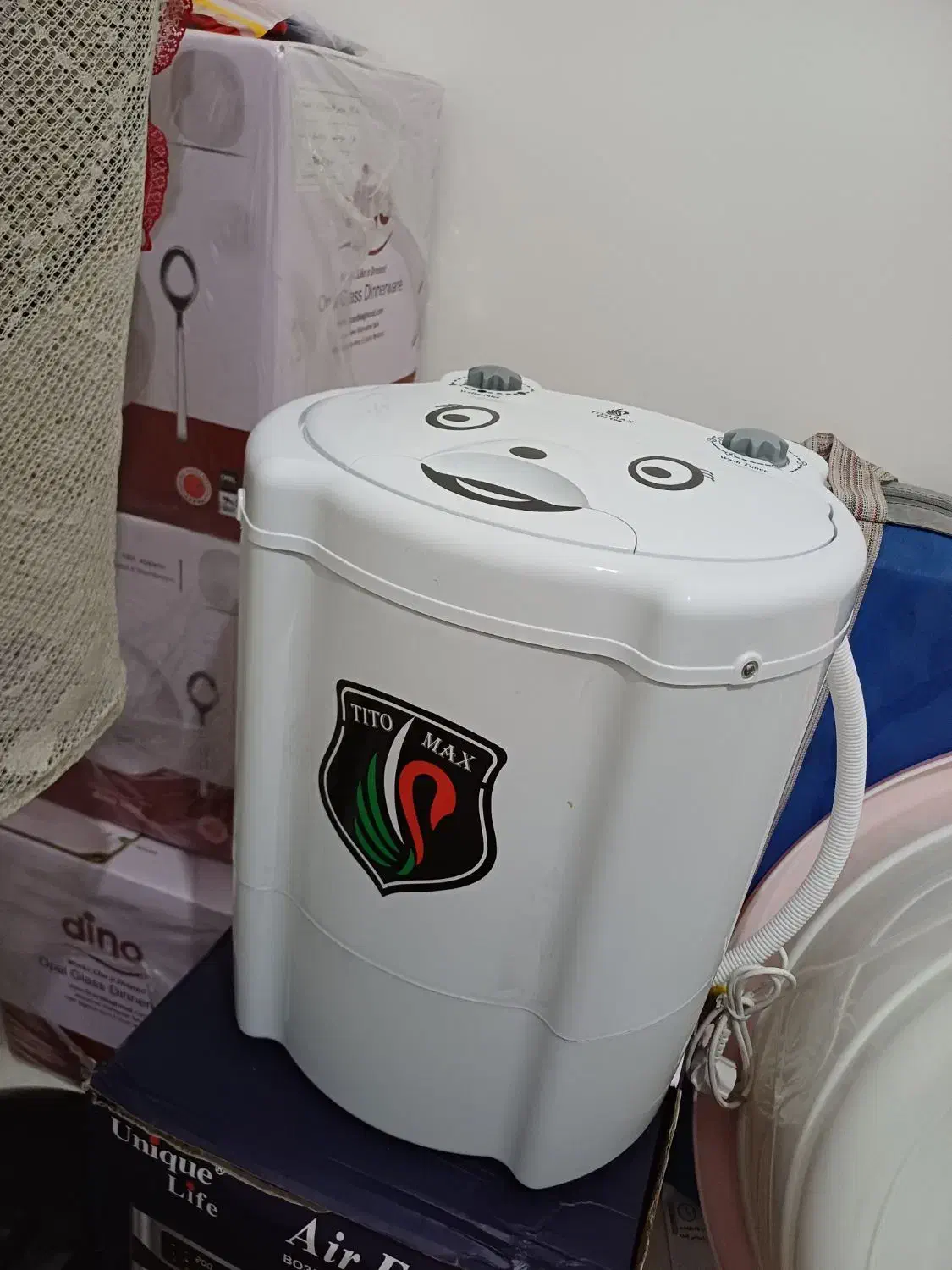 مینی واش نونو بدون حتی یکبار استفاده|ماشین لباسشویی و خشک‌کن لباس|خرم‌آباد, |دیوار