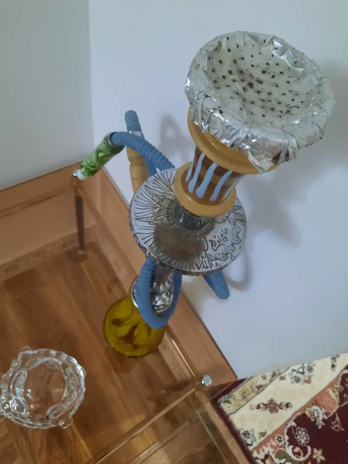 قلیان تنه برنجی حاج اوغلی|کلکسیون و سرگرمی|قرچک, قشلاق جیتو|دیوار