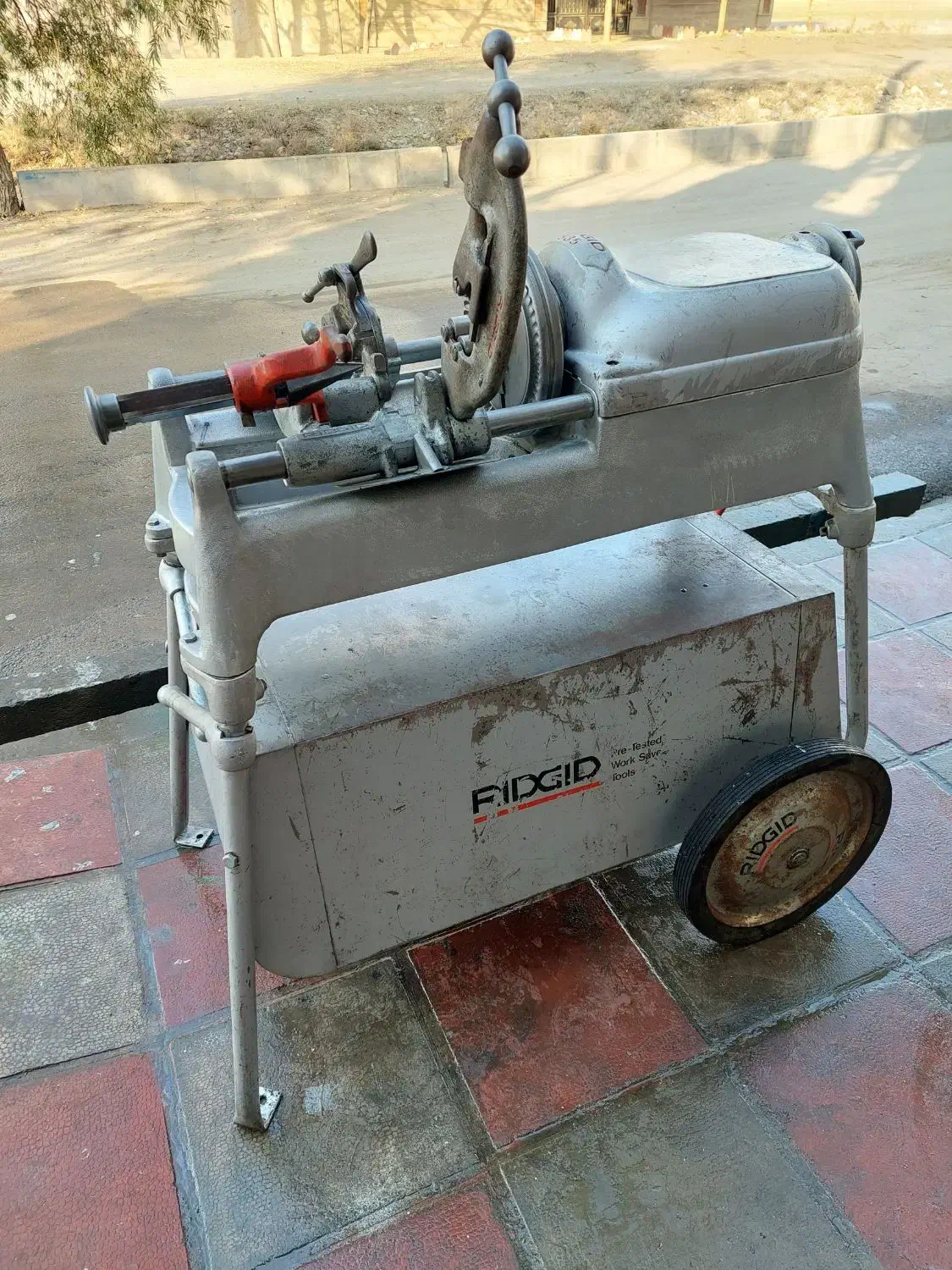 دستگاه حدیده برقی لوله ریجید آمریکایی اصل درحد|ماشینآلات صنعتی|پاکدشت, پاکدشت (مامازند)|دیوار