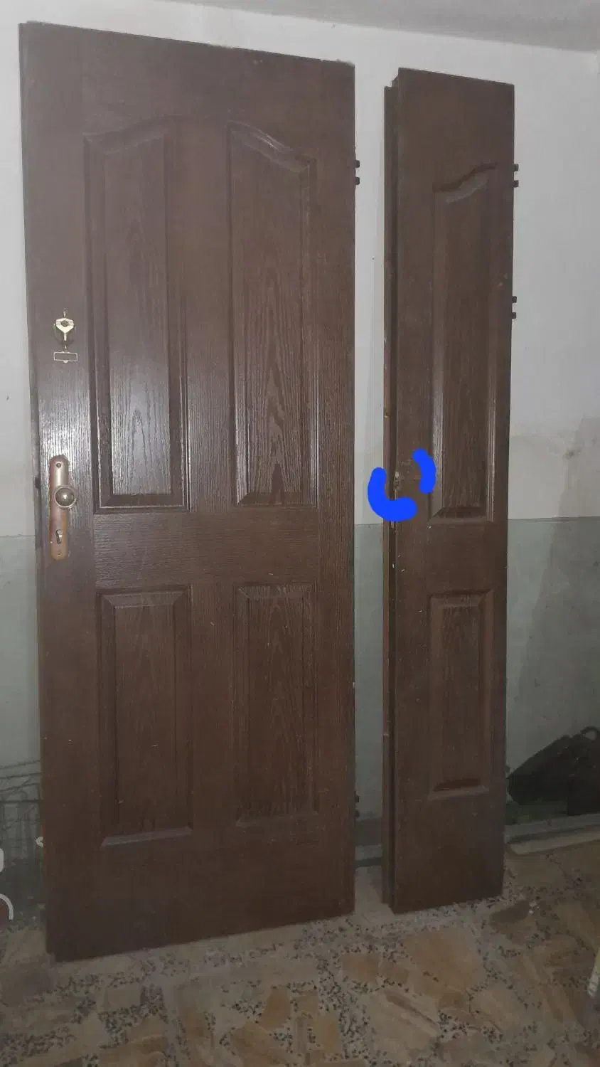 درب چوب واحد|مصالح و تجهیزات ساختمان|تالش, تالش|دیوار