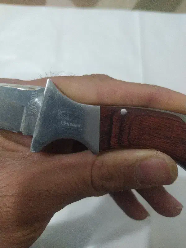 چاقو تاشو دسته چوبی آمریکایی اصلUSA|کوهنوردی و کمپینگ|قم, چهل درخت|دیوار