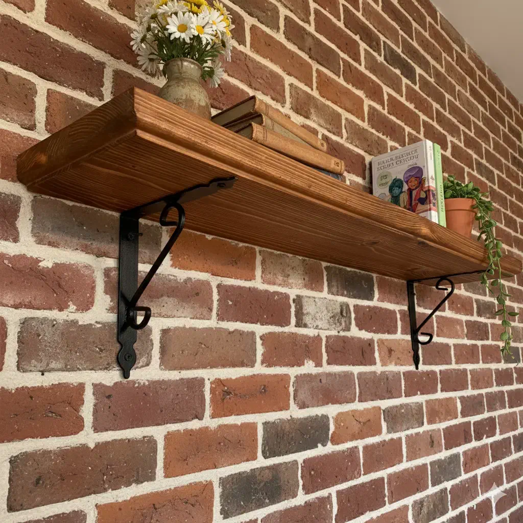 شلف چوبی|کتابخانه، شلف، قفسه‌های دیواری|هشتگرد, هشتگرد قدیم|دیوار