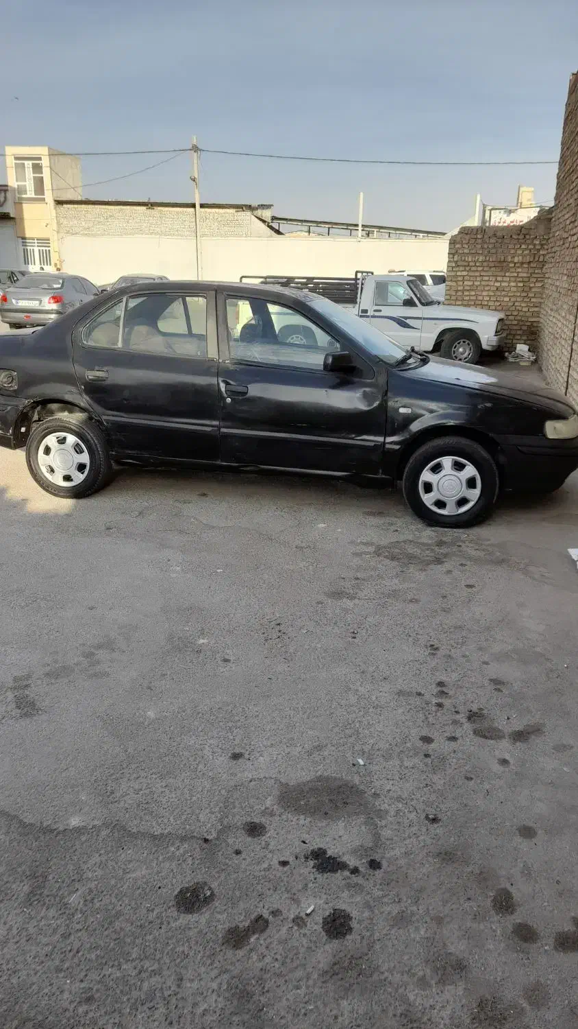 سمند مشکی تمیز|خودرو سواری و وانت|یزد, |دیوار