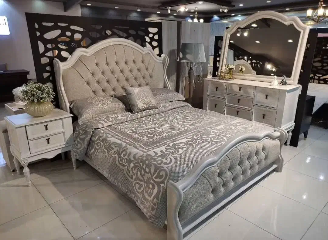 سرویس خواب شیک مدل دیامند|تخت و سرویس خواب|خمین, |دیوار