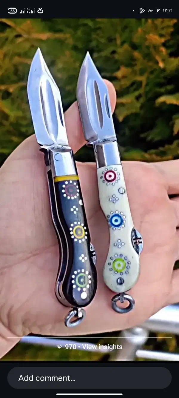 چاقو بابا کلکسیونی|کلکسیون اشیاء عتیقه|تبریز, |دیوار