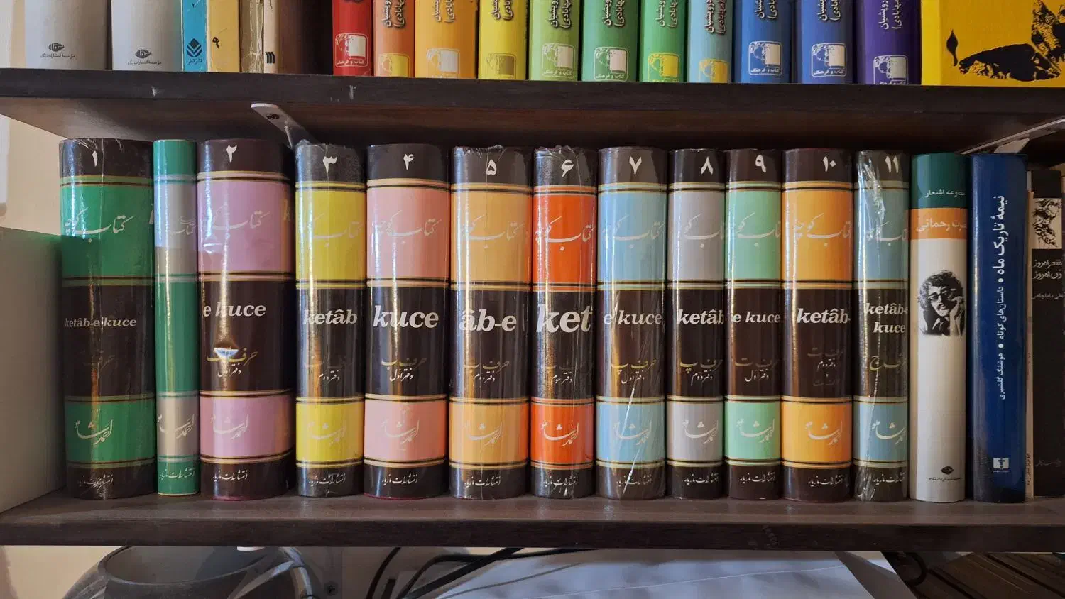 مجموعه کوچه (یازده جلدی)|کتاب و مجله ادبی|رشت, پل تالشان|دیوار