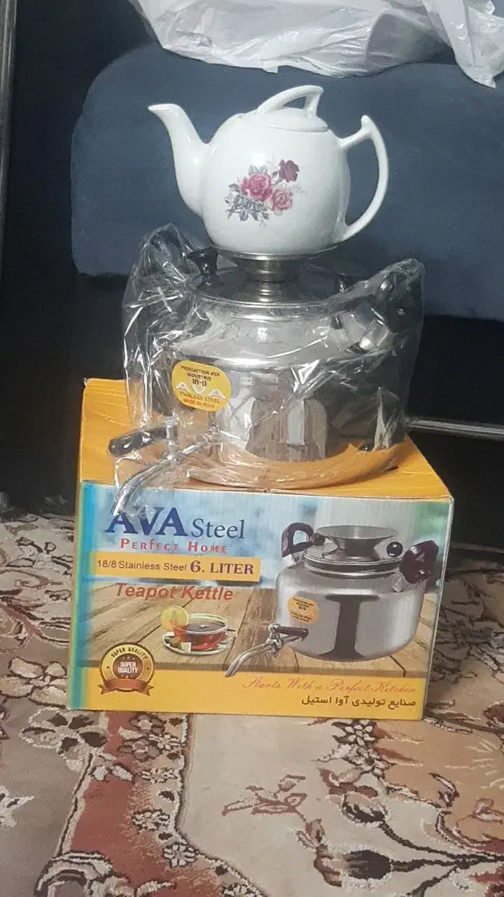 کتری قوری قابلمه لاکی|ظروف پخت‌وپز|بابل, |دیوار