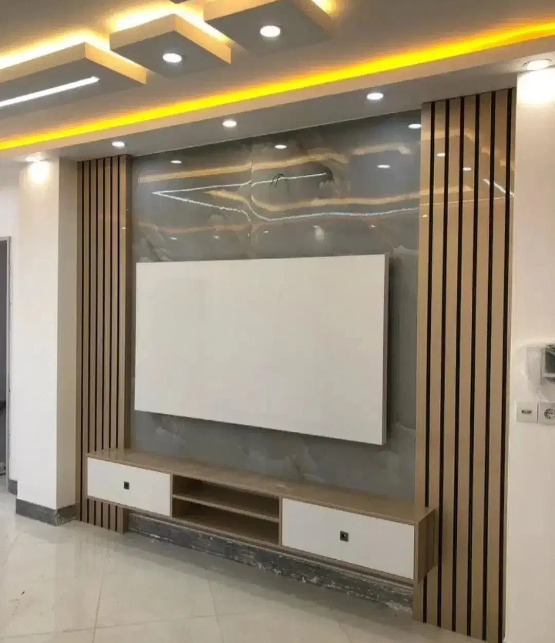 دکوراسیون ، ،تی وی وال ست، کابینت و کمد|خدمات پیشه و مهارت|قزوین, |دیوار