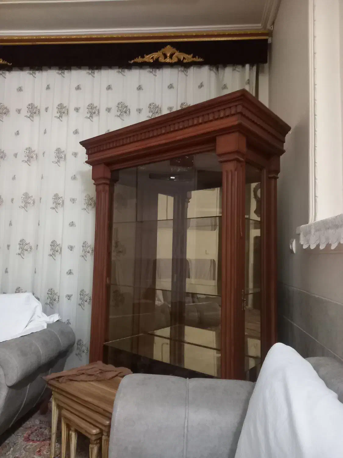 بوفه چوبی درحد|بوفه، ویترین، کنسول|حمیدیا, |دیوار